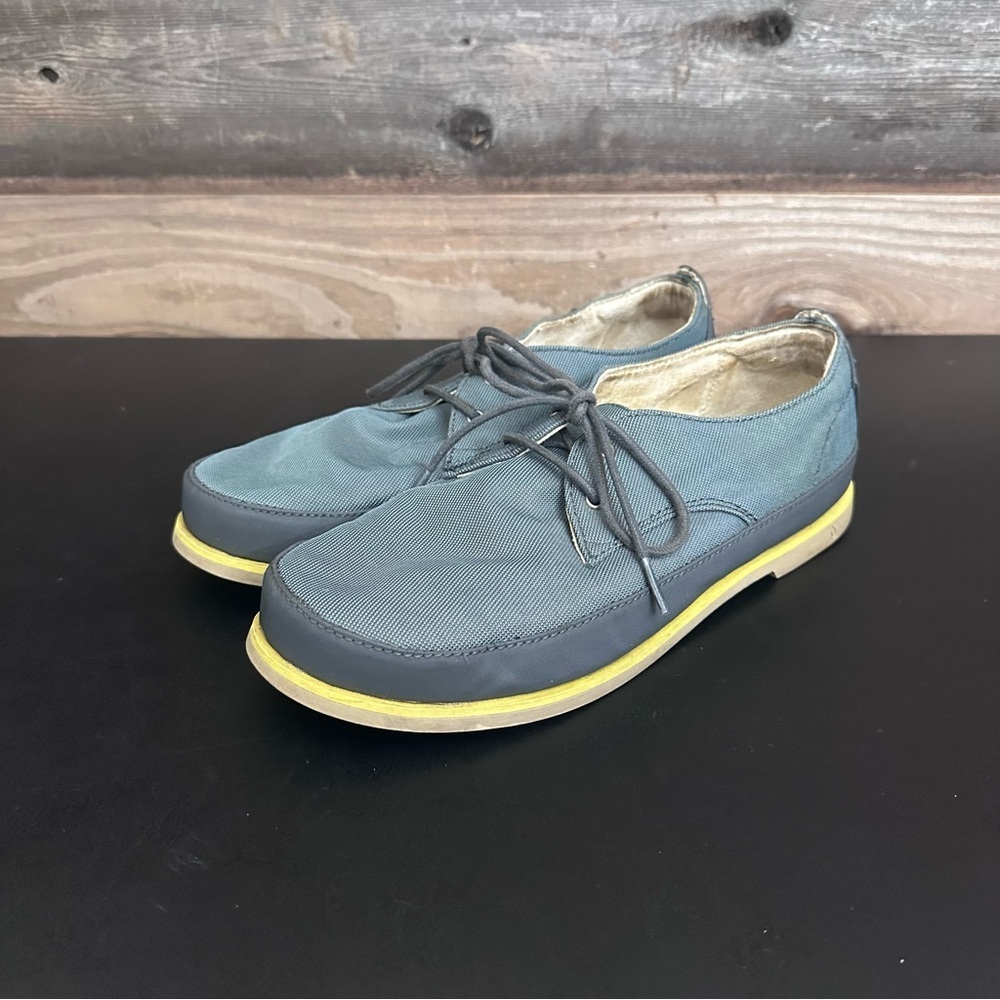 Olukai Honolulu Lace Mesh Men's Casual Shoes Gray Loafers Size US 19 EU 42